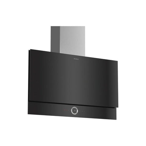 Bosch Serie 8 DWF97RV60B 90cm Flat Slim Designer Chimney Hood - Black Glass - Unbeatable Bathrooms