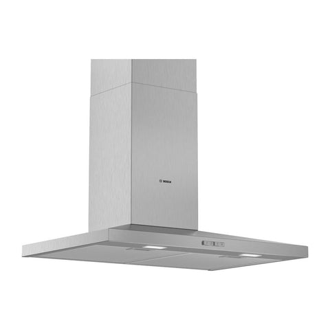 Bosch Serie 2 DWQ74BC50B 70cm Slim Pyramid Chimney Hood - Brushed Steel - Unbeatable Bathrooms