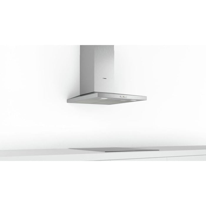 Bosch Serie 2 Slim Pyramid Chimney Hood - Brushed Steel - Unbeatable Bathrooms