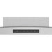Bosch Serie 4 DWA66DM50B 60cm Curved Glass Chimney Hood - Brushed Steel - Unbeatable Bathrooms
