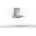 Bosch Serie 4 DWA66DM50B 60cm Curved Glass Chimney Hood - Brushed Steel - Unbeatable Bathrooms