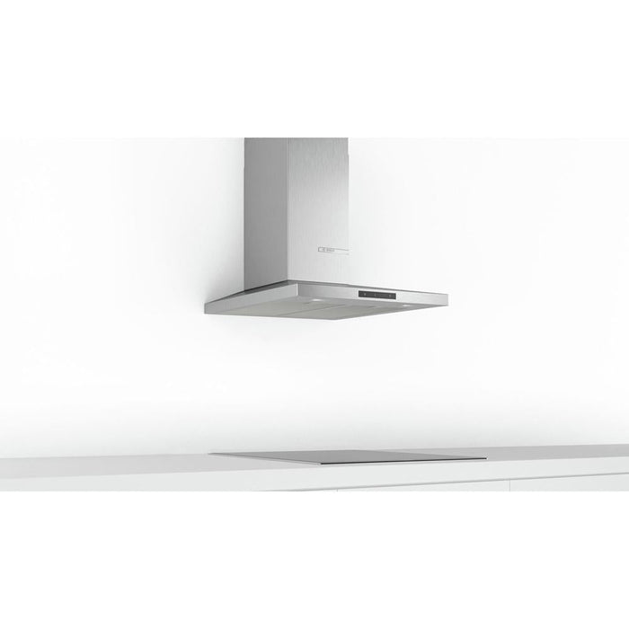 Bosch Serie 4 Slim Pyramid Chimney Hood - Brushed Steel - Unbeatable Bathrooms