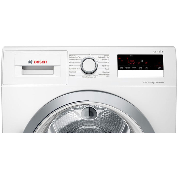 Bosch Serie 4 WTW85231GB Free Standing 8kg Tumble Dryer - White - Unbeatable Bathrooms
