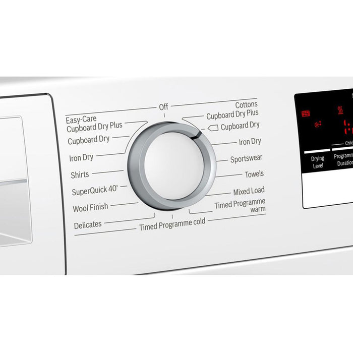Bosch Serie 4 WTW85231GB Free Standing 8kg Tumble Dryer - White - Unbeatable Bathrooms