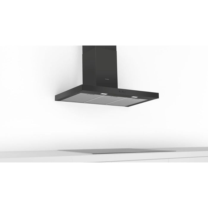 Bosch Series 2 DWB96BC60B T-Shape Box Chimney Hood - Black - Unbeatable Bathrooms