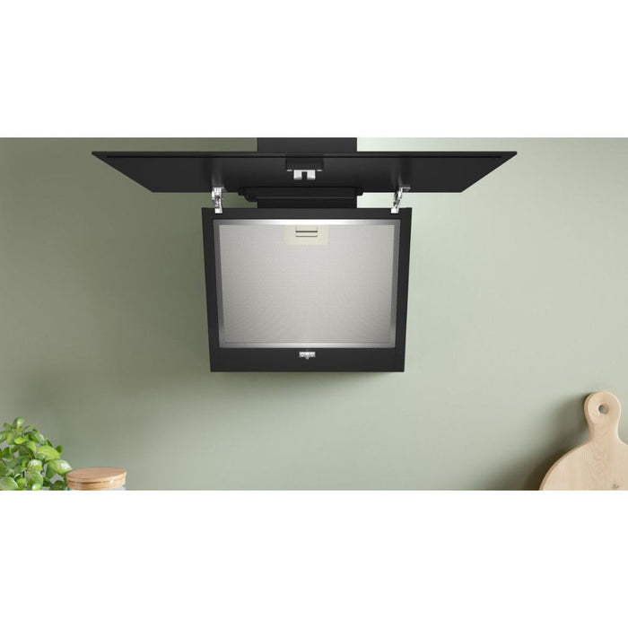 Bosch Series 2 DWK85DK60B Chimney Hood - Black Glass - Unbeatable Bathrooms