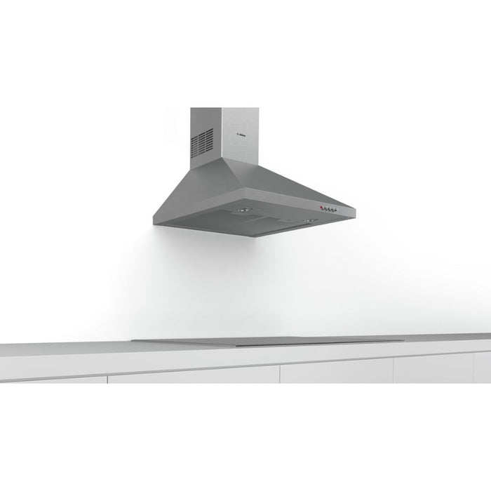 Bosch Series 2 DWP64CC50M 60cm Pyramid Chimney Hood - St/Steel - Unbeatable Bathrooms