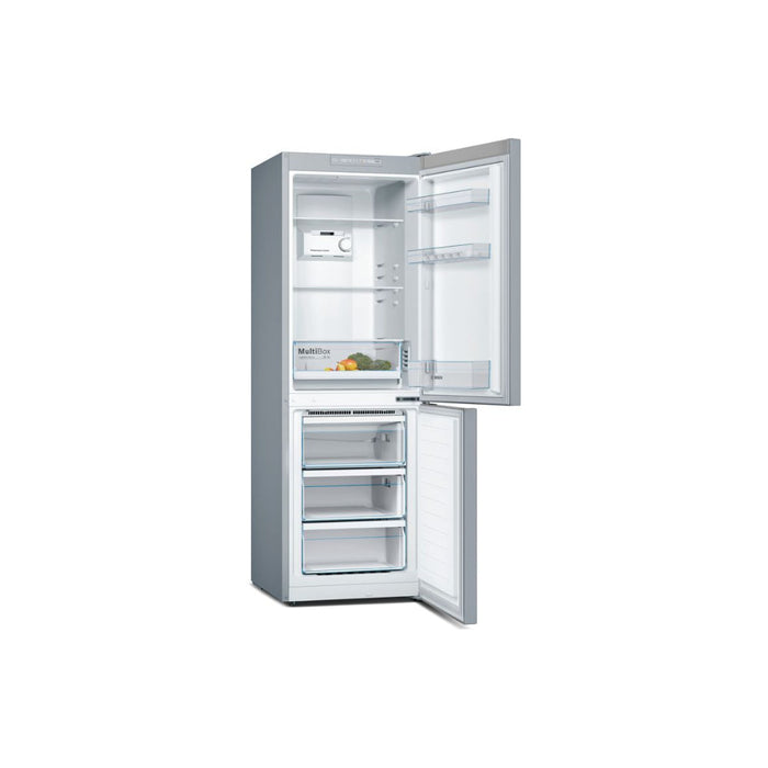 Bosch Series 2 KGN33NLEBG F/S No Frost 50/50 Fridge Freezer - St/Steel - Unbeatable Bathrooms