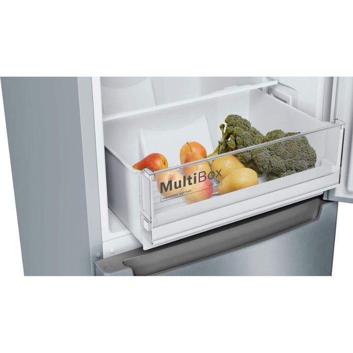 Bosch Series 2 KGN33NLEBG F/S No Frost 50/50 Fridge Freezer - St/Steel - Unbeatable Bathrooms