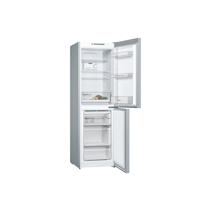 Bosch Series 2 KGN34NLEAG F/S No Frost 50/50 Fridge Freezer - St/Steel - Unbeatable Bathrooms