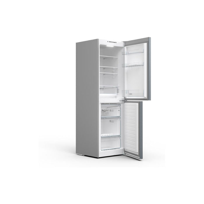 Bosch Series 2 KGN34NLEAG F/S No Frost 50/50 Fridge Freezer - St/Steel - Unbeatable Bathrooms