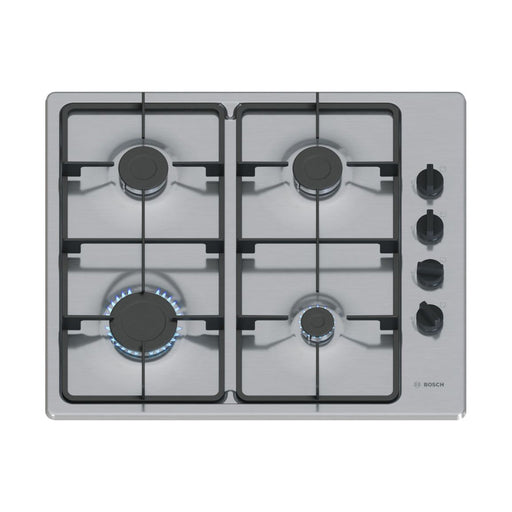 Bosch Series 2 PBP6B5K60 60cm Gas Hob - St/Steel - Unbeatable Bathrooms