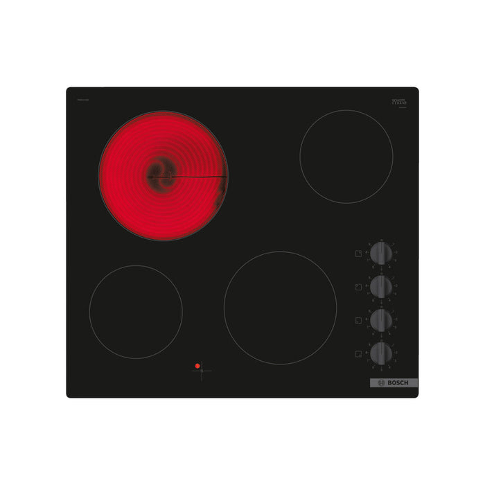 Bosch Series 2 PKE611CA3E 60cm Electric Hob - Black Glass - Unbeatable Bathrooms