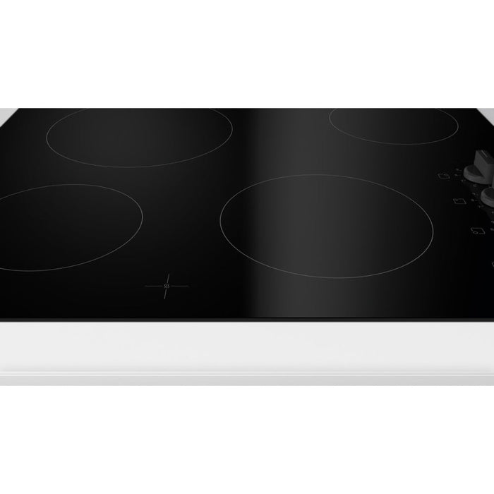 Bosch Series 2 PKE611CA3E 60cm Electric Hob - Black Glass - Unbeatable Bathrooms