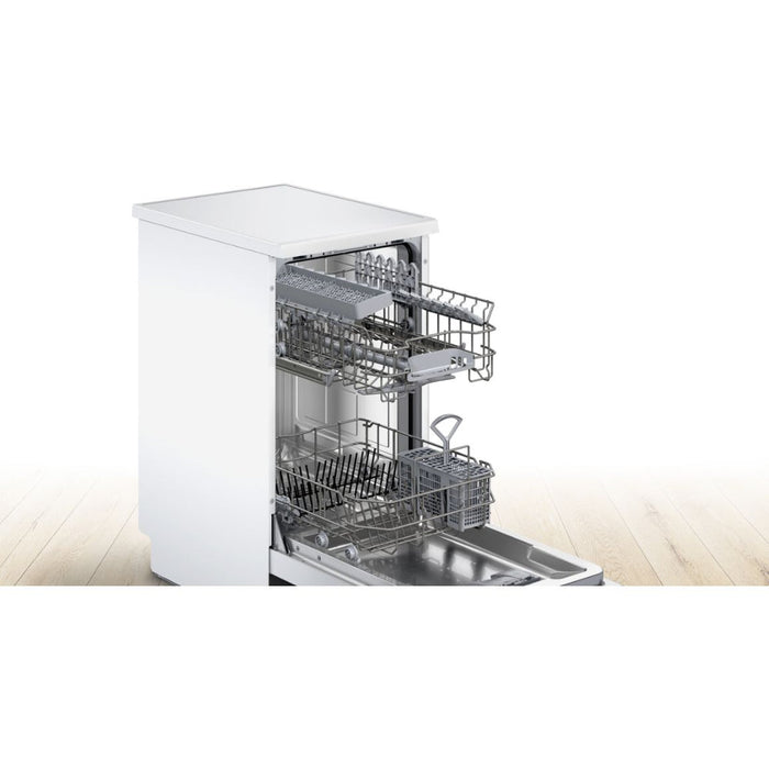Bosch Series 2 SPS2IKW01G F/S 9 Place Slim Dishwasher - White - Unbeatable Bathrooms