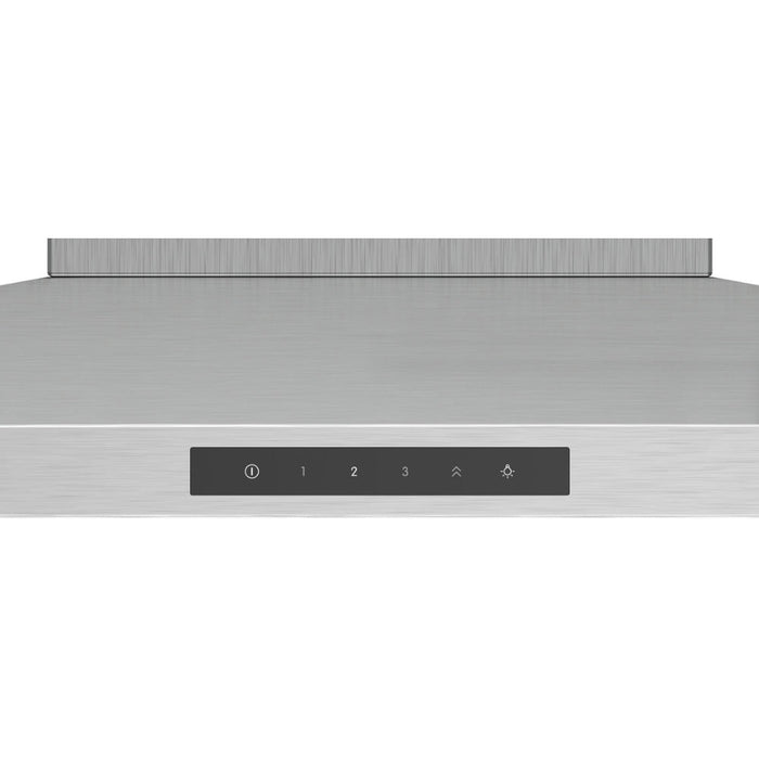 Bosch Series 4 DWQ66DM50B Slim Pyramid Chimney Hood - Brushed Steel - Unbeatable Bathrooms