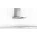 Bosch Series 4 DWQ66DM50B Slim Pyramid Chimney Hood - Brushed Steel - Unbeatable Bathrooms