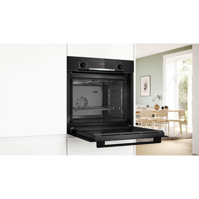 Bosch Series 4 HQA534BS3B Single Electric Oven w/Added Steam - Unbeatable Bathrooms