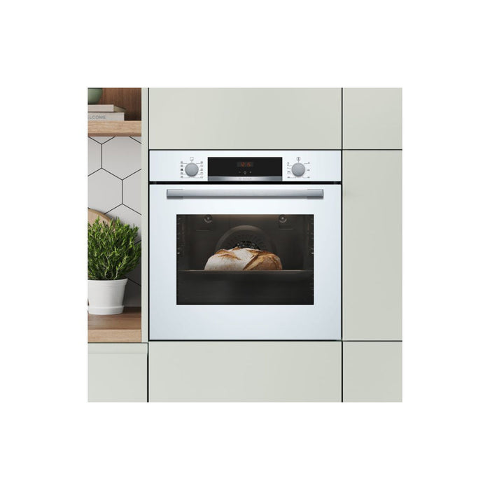 Bosch Series 4 HQA534BS3B Single Electric Oven w/Added Steam - Unbeatable Bathrooms