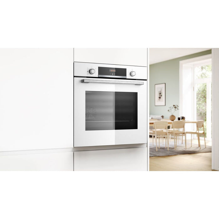 Bosch Series 4 HQA534BS3B Single Electric Oven w/Added Steam - Unbeatable Bathrooms