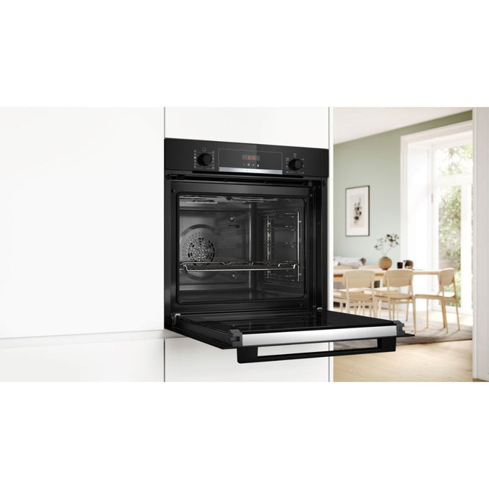 Bosch Series 4 HQA574BS3B Single Pyrolytic Oven w/Added Steam - Unbeatable Bathrooms