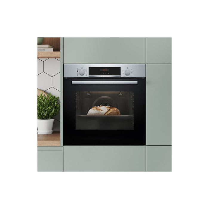 Bosch Series 4 HQA574BS3B Single Pyrolytic Oven w/Added Steam - Unbeatable Bathrooms