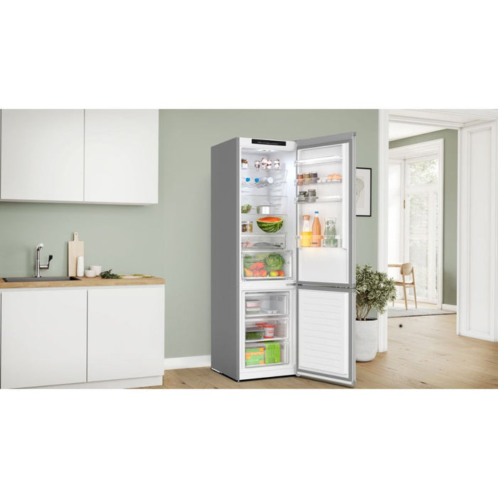 Bosch Series 4 KGN392LAFG F/S Total No Frost 60/40 Fridge Freezer - St/Steel - Unbeatable Bathrooms