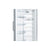 Bosch Series 4 KSV36VLEP F/S Tall Larder Fridge - St/Steel - Unbeatable Bathrooms