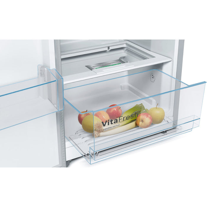Bosch Series 4 KSV36VLEP F/S Tall Larder Fridge - St/Steel - Unbeatable Bathrooms