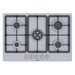 Bosch Series 4 PGQ7B5K90 75cm Gas Hob - St/Steel - Unbeatable Bathrooms