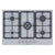 Bosch Series 4 PGQ7B5K90 75cm Gas Hob - St/Steel - Unbeatable Bathrooms