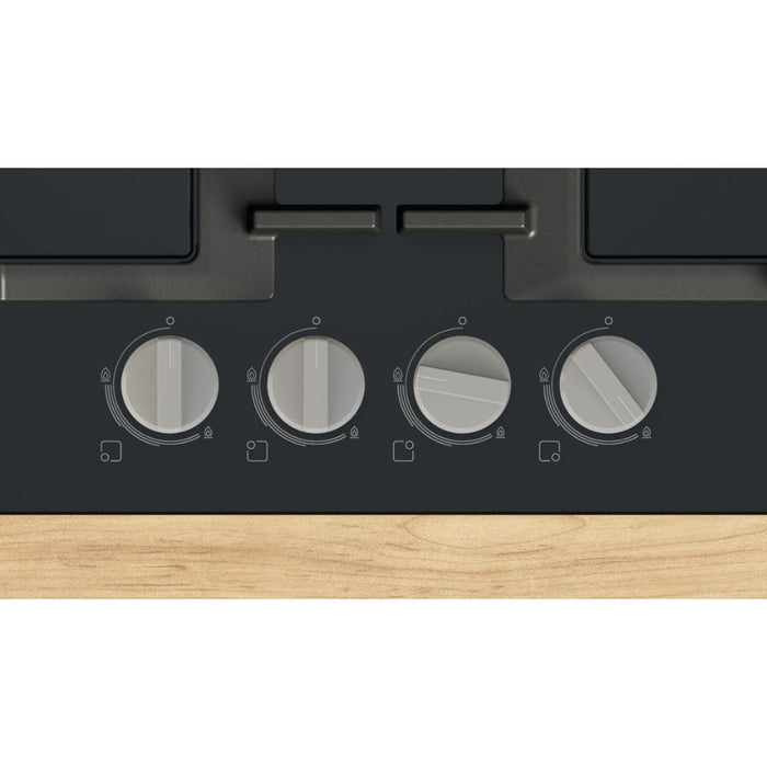 Bosch Series 4 PNP6B6K40 60cm Gas on Glass Hob - Black - Unbeatable Bathrooms