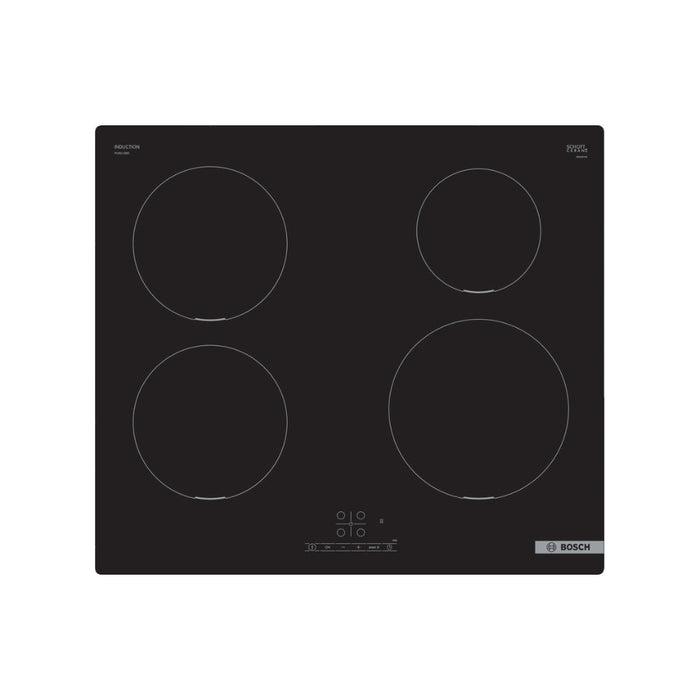 Bosch Series 4 PUE611BB5E 60cm Induction Hob - Black - Unbeatable Bathrooms