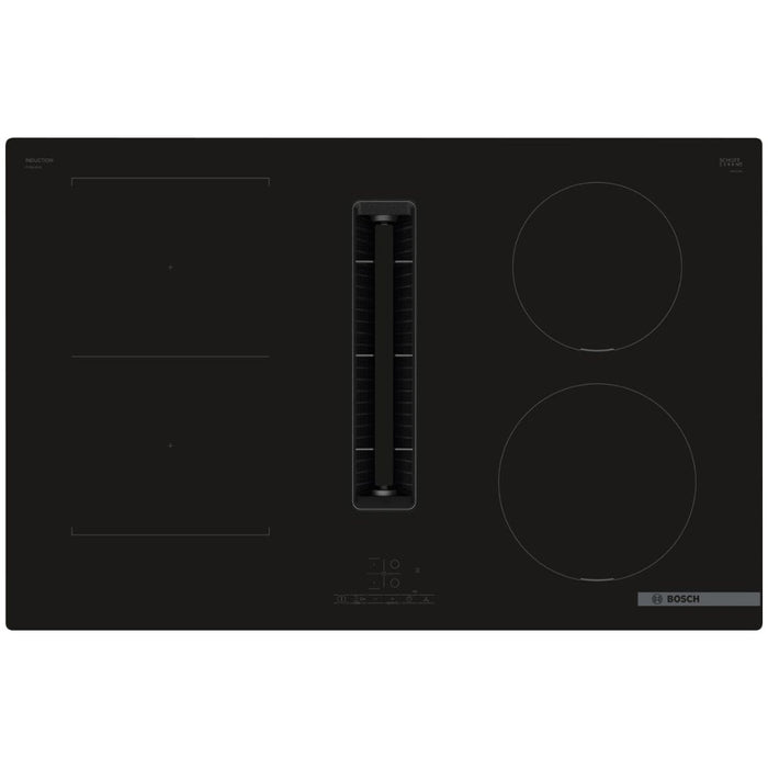 Bosch Series 4 PVS811B16E Venting Induction Hob - Black Glass - Unbeatable Bathrooms