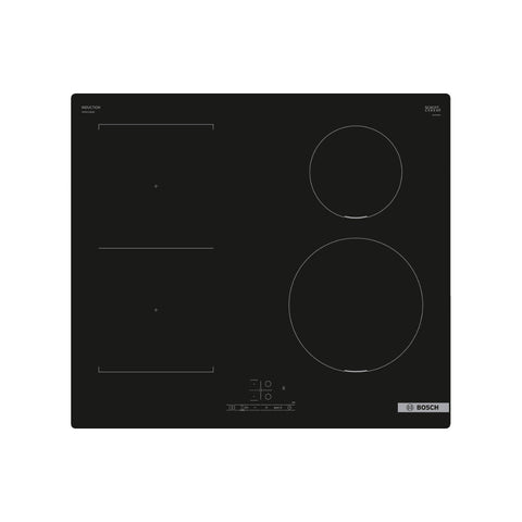 Bosch Series 4 PWP611BB5B 60cm Induction Hob - Black Glass - Unbeatable Bathrooms