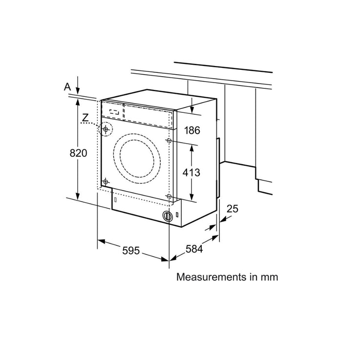 Bosch Series 4 WKD28352GB B/I 7/4kg 1400rpm Washer Dryer - Unbeatable Bathrooms