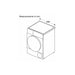 Bosch Series 4 WTH85223GB F/S 8kg Heat Pump Tumble Dryer - White - Unbeatable Bathrooms