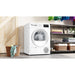 Bosch Series 4 WTH85225GB F/S 8kg Heat Pump Condenser Dryer - White - Unbeatable Bathrooms