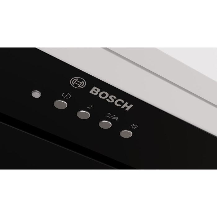 Bosch Series 6 DLN56AC60B Canopy Hood - Black - Unbeatable Bathrooms