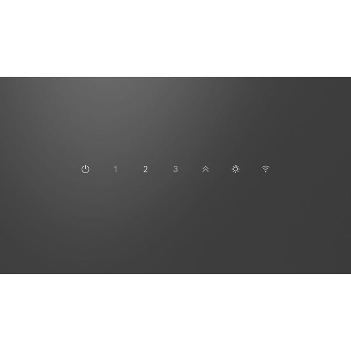 Bosch Series 6 DWK81AN60B 80cm Angled Chimney Hood - Black Glass - Unbeatable Bathrooms