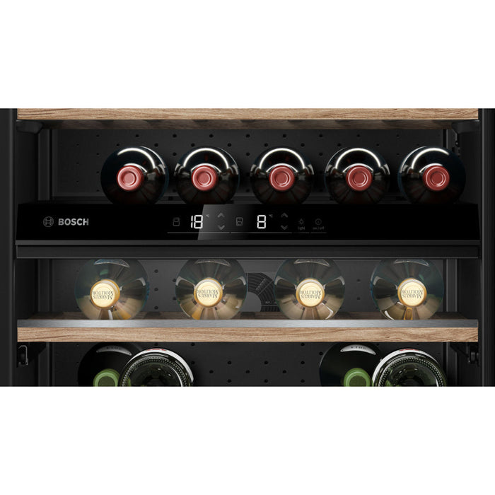 Bosch Series 6 KUW21AHG0G B/I Under Counter 60cm Wine Cooler - Black - Unbeatable Bathrooms