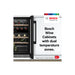Bosch Series 6 KUW21AHG0G B/I Under Counter 60cm Wine Cooler - Black - Unbeatable Bathrooms