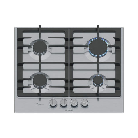 Bosch Series 6 PCP6A5I90 60cm Gas Hob - St/Steel - Unbeatable Bathrooms