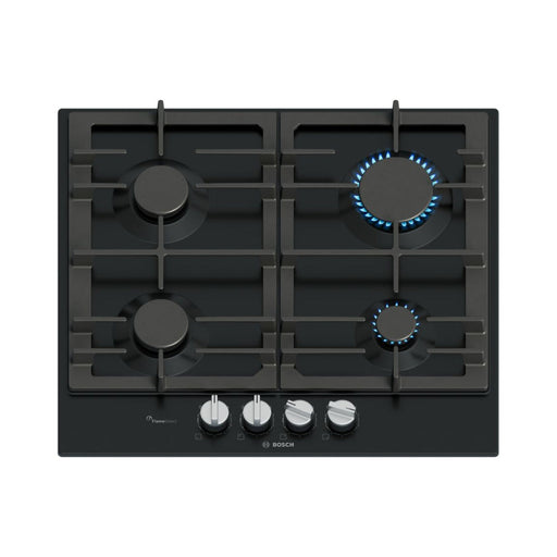 Bosch Series 6 PCP6A6I90 60cm Gas Hob - Black - Unbeatable Bathrooms