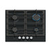 Bosch Series 6 PCP6A6I90 60cm Gas Hob - Black - Unbeatable Bathrooms