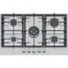 Bosch Series 6 PCQ7A5I90 75cm Gas Hob - St/Steel - Unbeatable Bathrooms