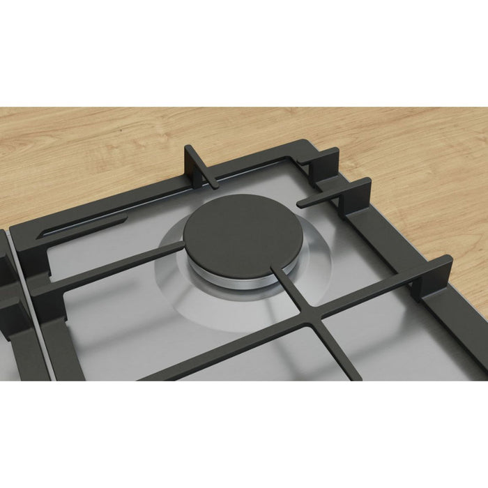 Bosch Series 6 PCR9A5B90 90cm Gas Hob - St/Steel - Unbeatable Bathrooms