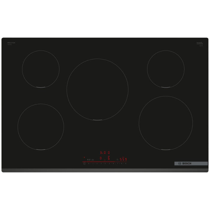 Bosch Series 6 PIV831HB1E 80cm Induction Hob - Black - Unbeatable Bathrooms