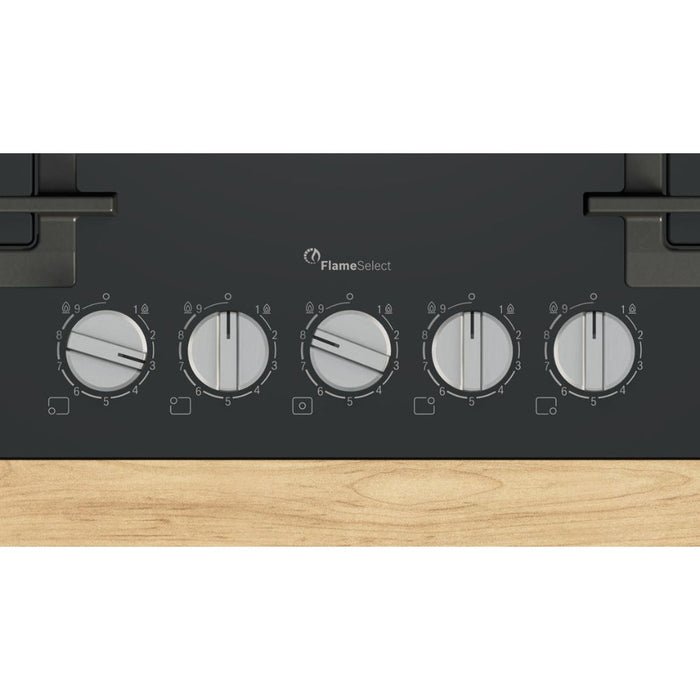 Bosch Series 6 PPQ7A6I40 75cm Gas Hob - Black - Unbeatable Bathrooms