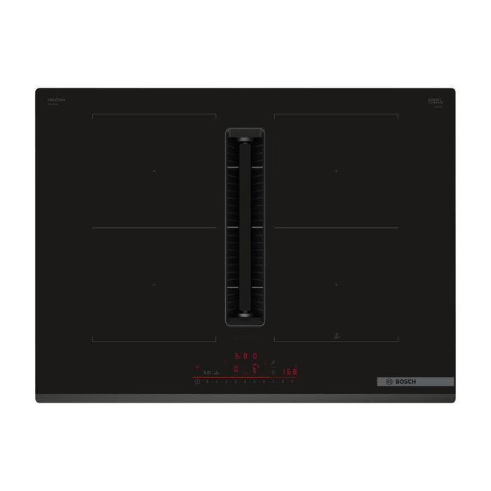 Bosch Series 6 PVQ731H26E 70cm Venting CombiZone Induction Hob - Black - Unbeatable Bathrooms